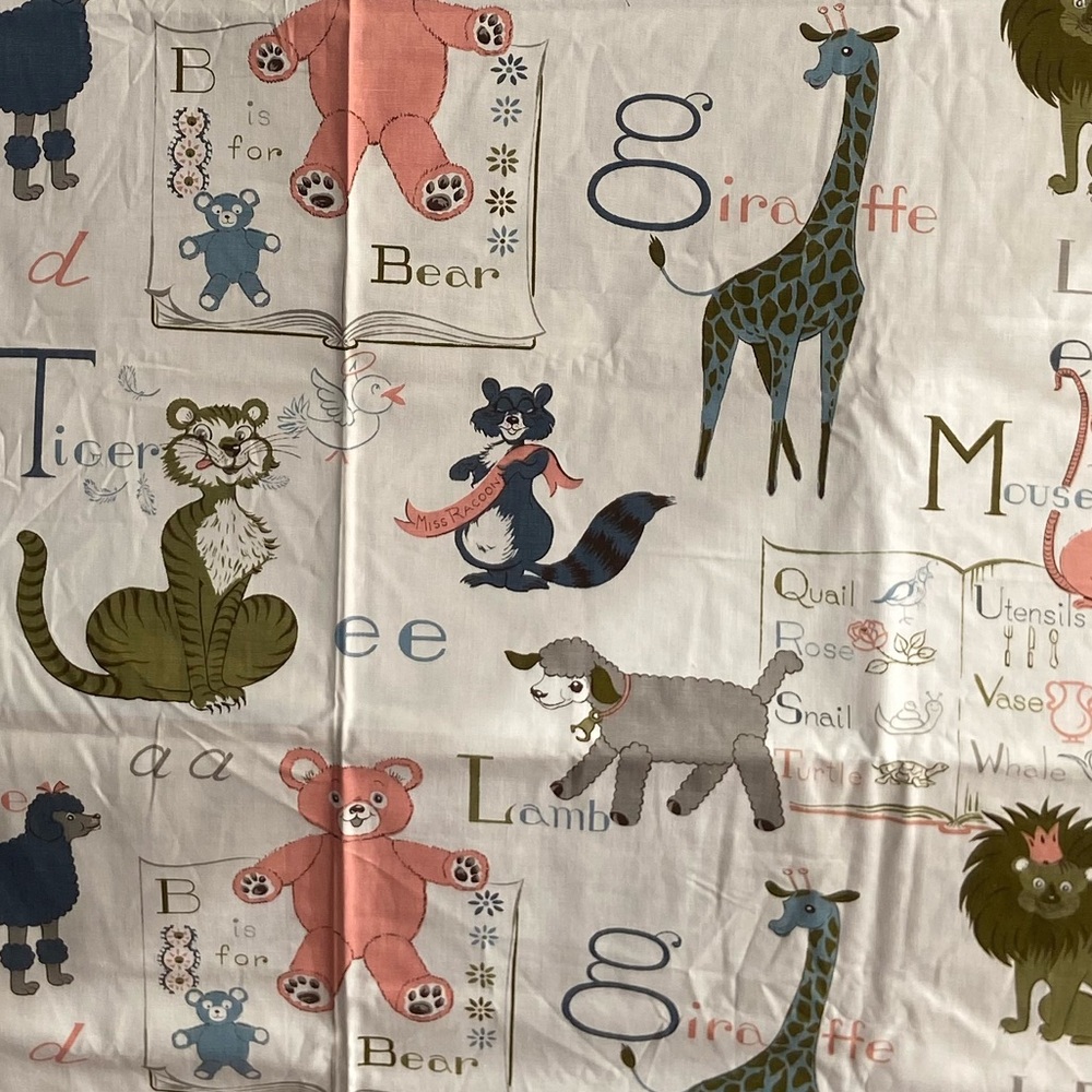 Vintage Waverly Bonded Cotton Fabric 2 Yards approx.